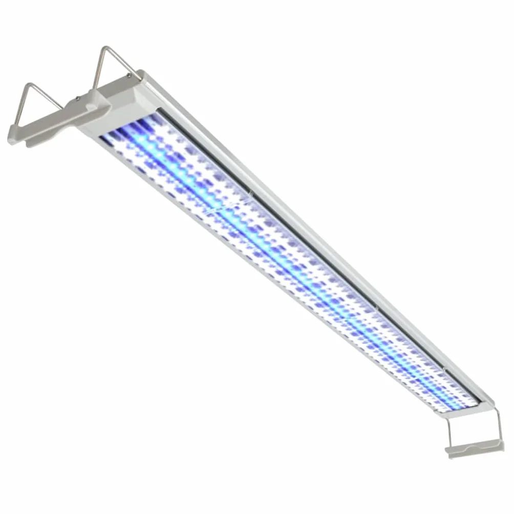 Aquarium-Beleuchtung LED Aluminiumlegierung 120-130 cm mit 189 LEDs wasserdicht IP67 dimmbar Tageslicht und Mondlicht für Süßwasser und Meerwasser Aquascaping Pflanzenwachstum