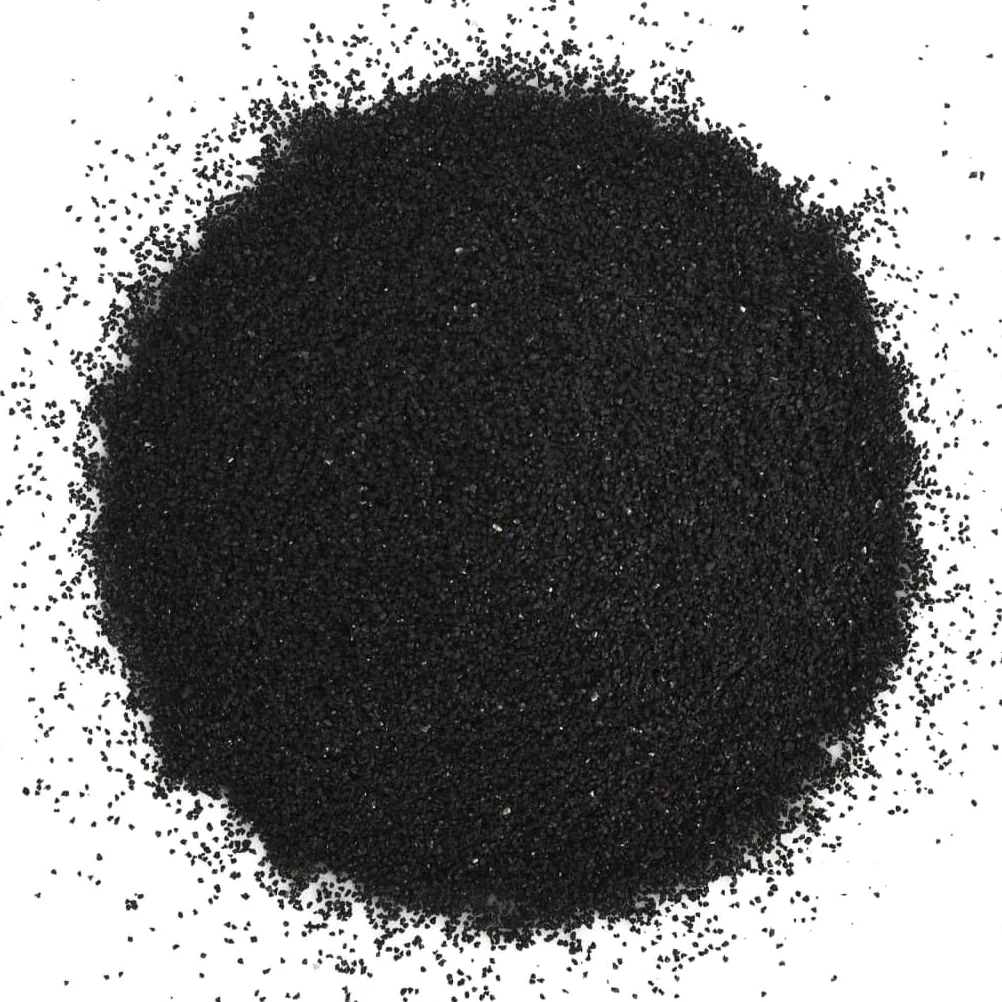 Aquariensand 25 kg Schwarz 0,2-2 mm natürlicher Bodengrund für Aquarium Süßwasser Meerwasser Aquascaping Pflanze Wachstum Filterung und Dekoration