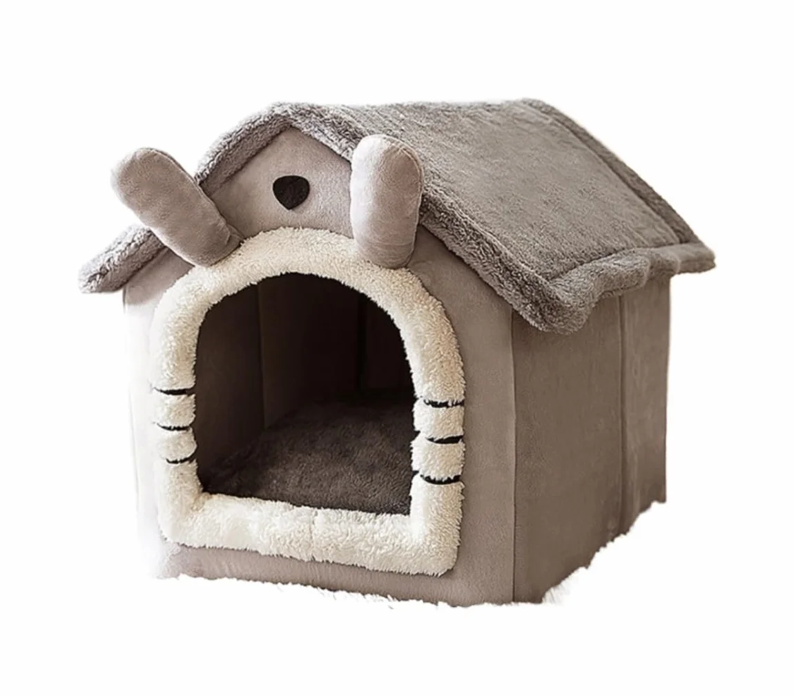 Hundekorb Hundebett Katzenbett Hundesofa Haustierbett, Weich, Lang, Plüsch, Weiß, Katzenbett, Rundes Katzenbett, Haus, Rundes Haustier-Hundebett Für Kleine Hunde, Katzennest Hundekörbchen Haustierbett