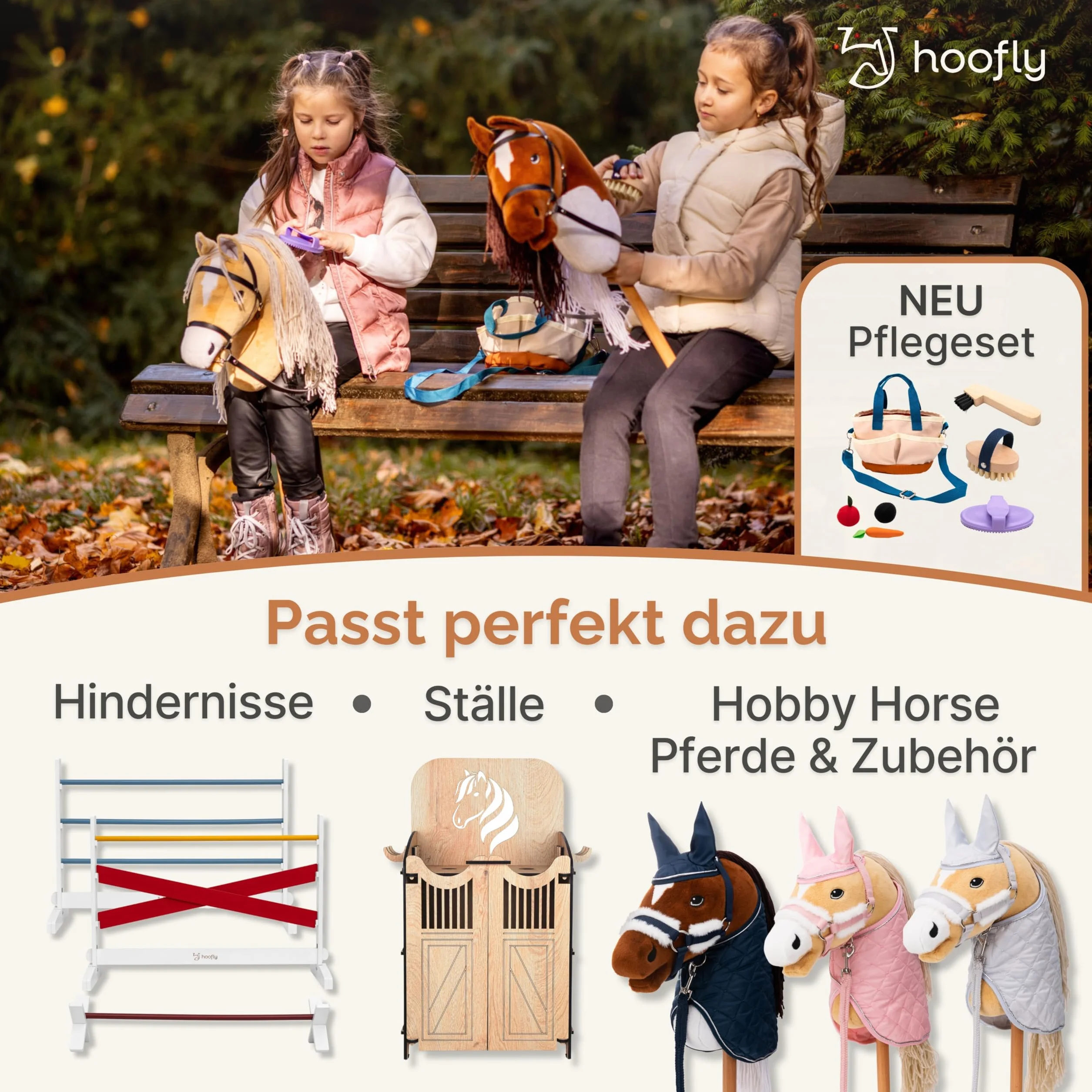 Hobby Horse Zubehör Dressurset mit Buchstaben & Zahlen – Hochwertiges Hobby Horsing Turnierset aus Holz – Designed in Germany für Training & Wettbewerb