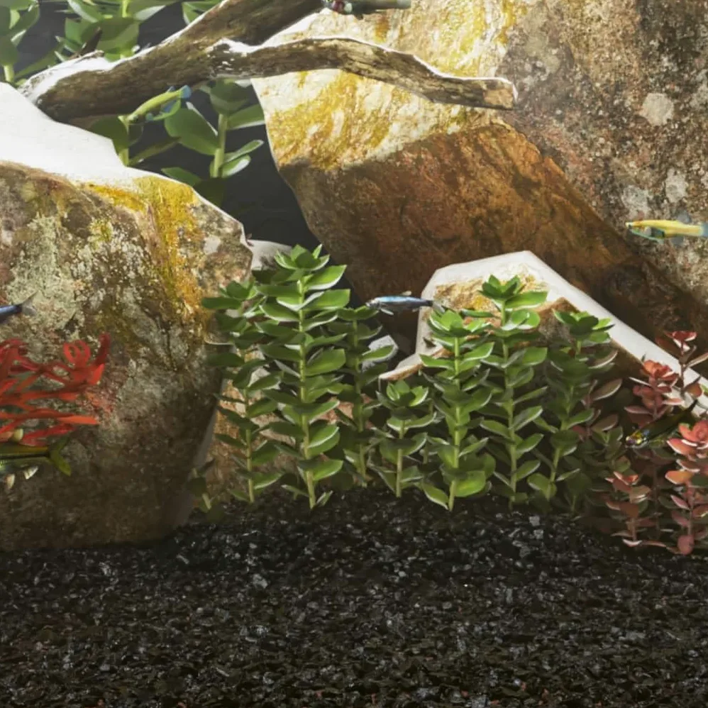 Aquariensand Schwarz 25 kg 0,2-2 mm Bodengrund Substrat Kies Sand Soil Nährboden für Aquarium Aquaristik Süßwasser Meerwasser Aquascaping und Pflanzenwachstum