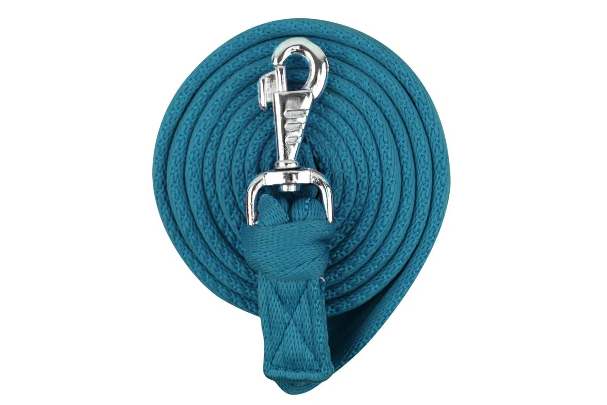Tahoe Tack Derby Originals 2,1 m und 3 m Premium Softgrip Baumwollleine mit barem Schnappverschluss, erhältlich in 5 lustigen Farben