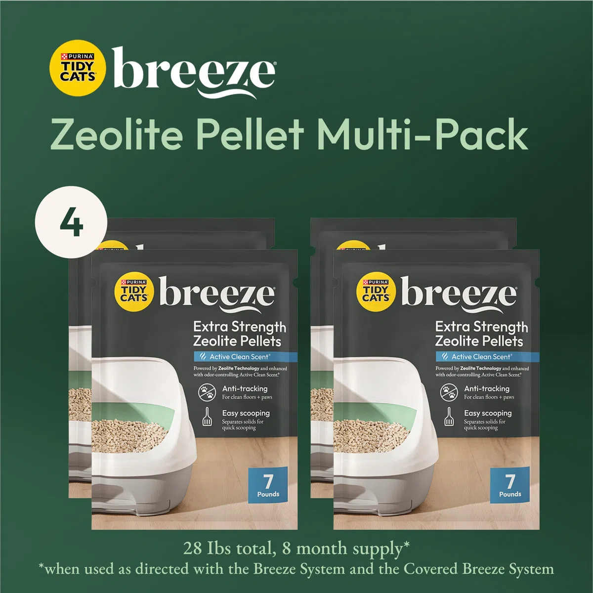 Purina Tidy Katzenstreu, nicht klumpend, verbesserte Pellets
