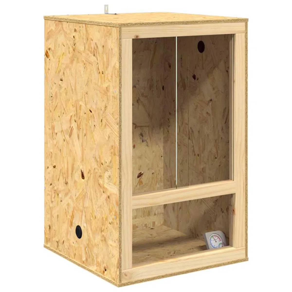 OSB Terrarium für Reptilien & Nagetiere - Rustikal & Stilvoll - 100x100x100cm Model3397888