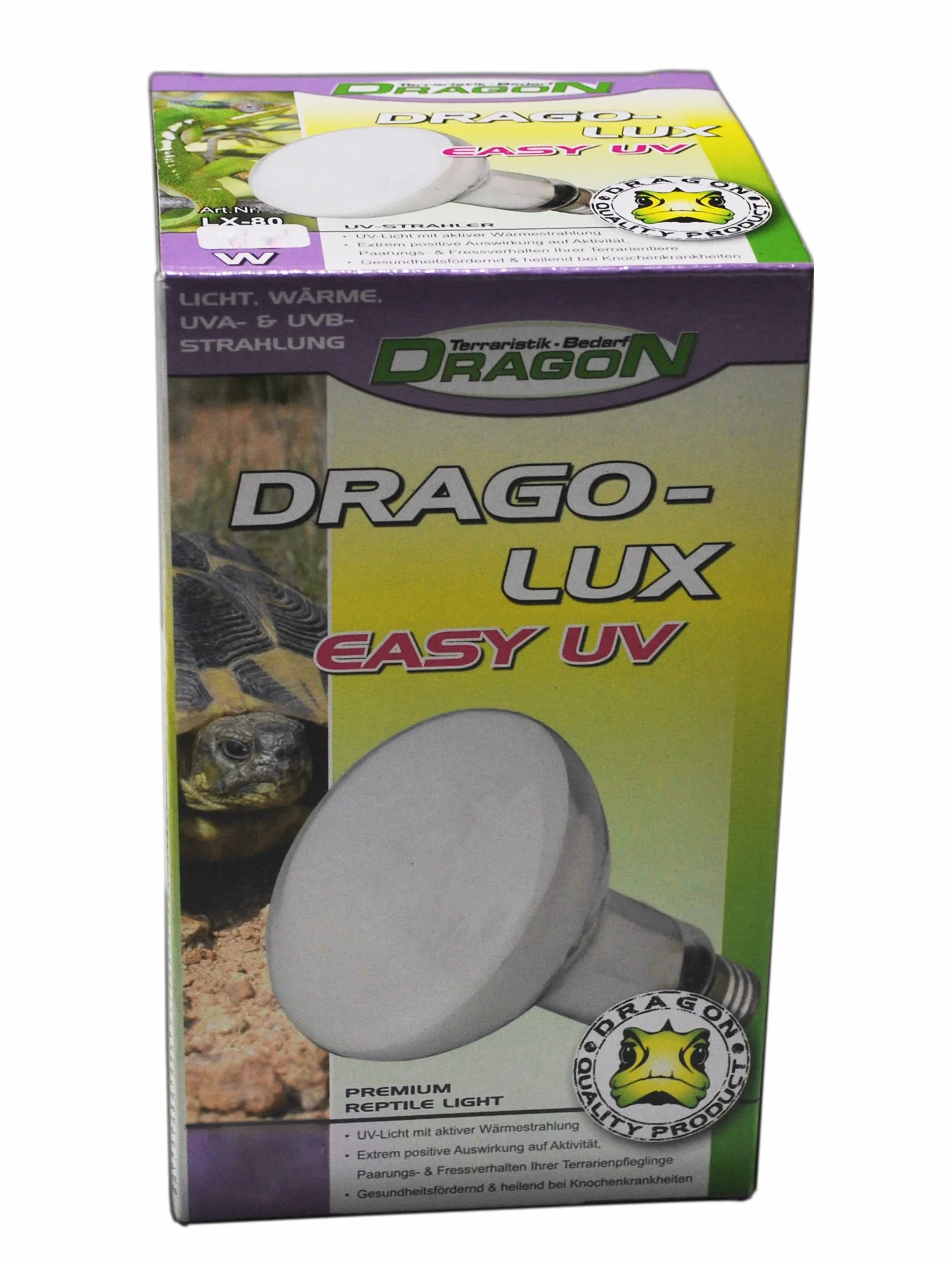Dragon - DRAGO-LUX UV-Strahler 160w E27 - mit sehr hohen UVA & UVB Anteil