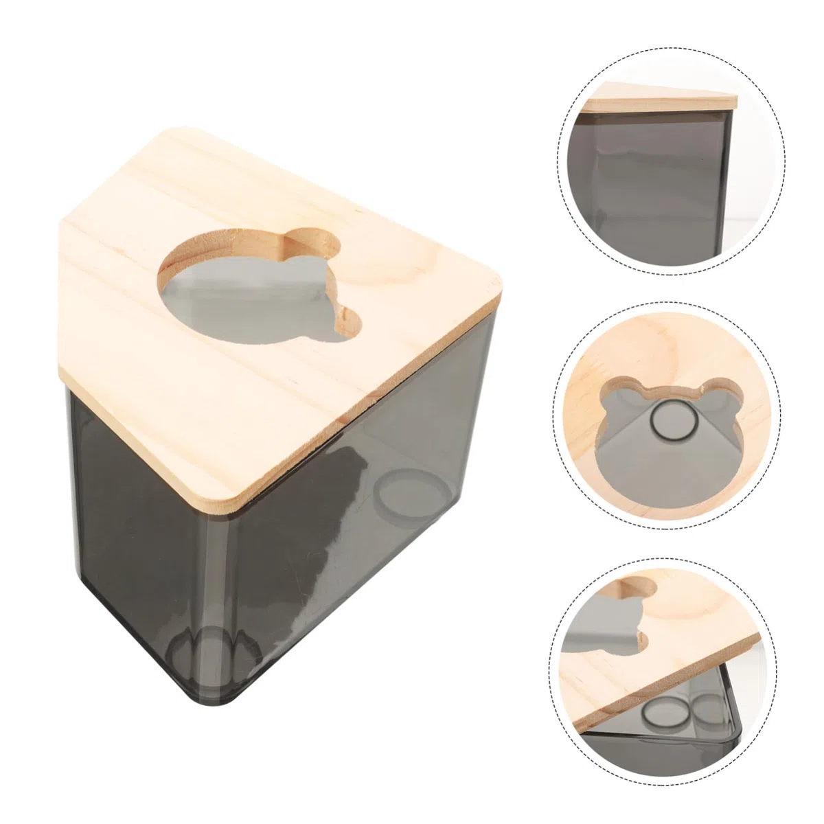 BESPORTBLE 5stücke Hamster Sandbad Box Transparente Badebox Für Hamster Chinchillas Und Kleine Tiere Multifunktionale Toiletten Und Badewanne Leicht Zu Reinigen Praktisches Zubehör Für