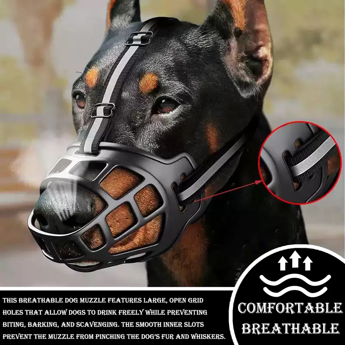 K9 Taktischer Hundehelm mit Maulkorb, Winddichter Und Schlagfester Kopfschutz für Kleine und Mittelgroße Hunde, Verstellbarer Riemen für Reiten im Freien, Wandern und Abenteuer