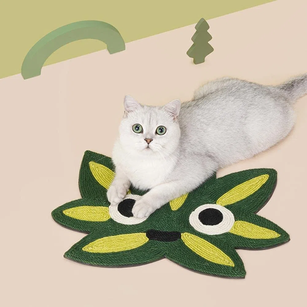 Kratzbretter Katze Kratzmatte Für Katzen Aus Natürlichem Sisal, Kratzmatte Für Katzen, Anti-Kratz-Sofaschutz, Krallenschärfer Katzen Kratzmöbel(45 * 40cm)