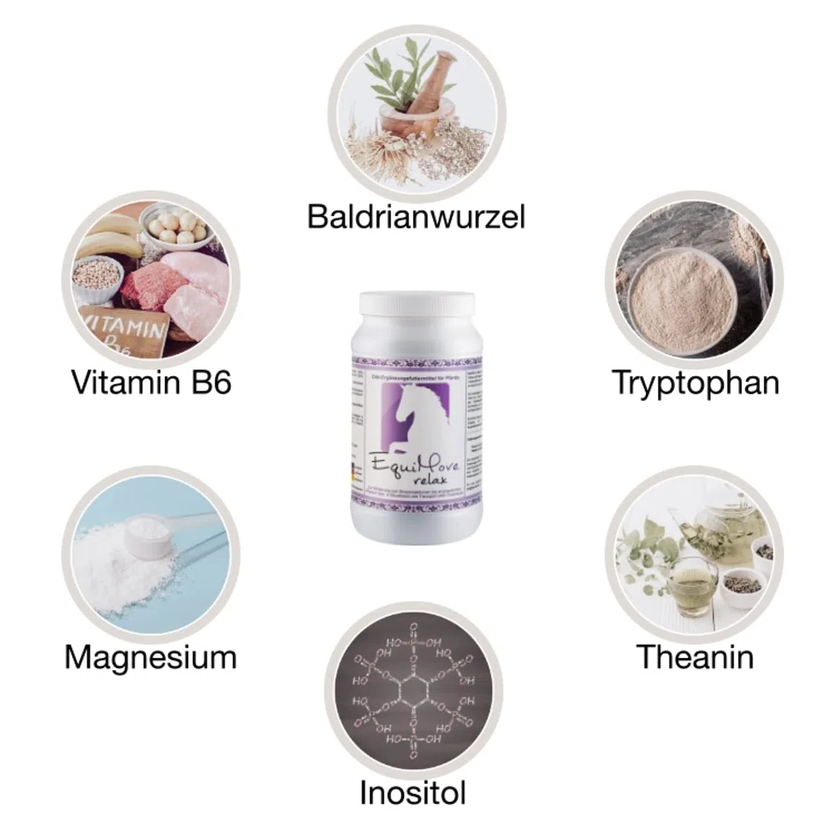 Set Bewegung & Ruhe | je 1 Dose (1,5 kg) Motion Relax | speziell für Pferde mit verordneter Boxenruhe aufgrund von Bewegungsproblemen