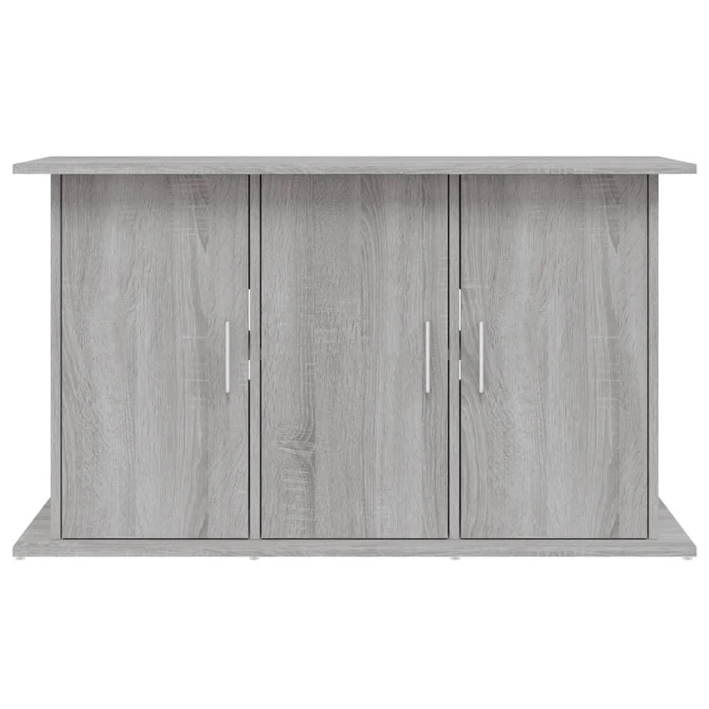 vidaXL Aquariumständer, Aquarium Unterschrank mit viel Stauraum, Aquarium Tisch mit Stabiler Oberplatte, Aquariumschrank Aquarium Halter, Grau Sonoma Holzwerkstoff