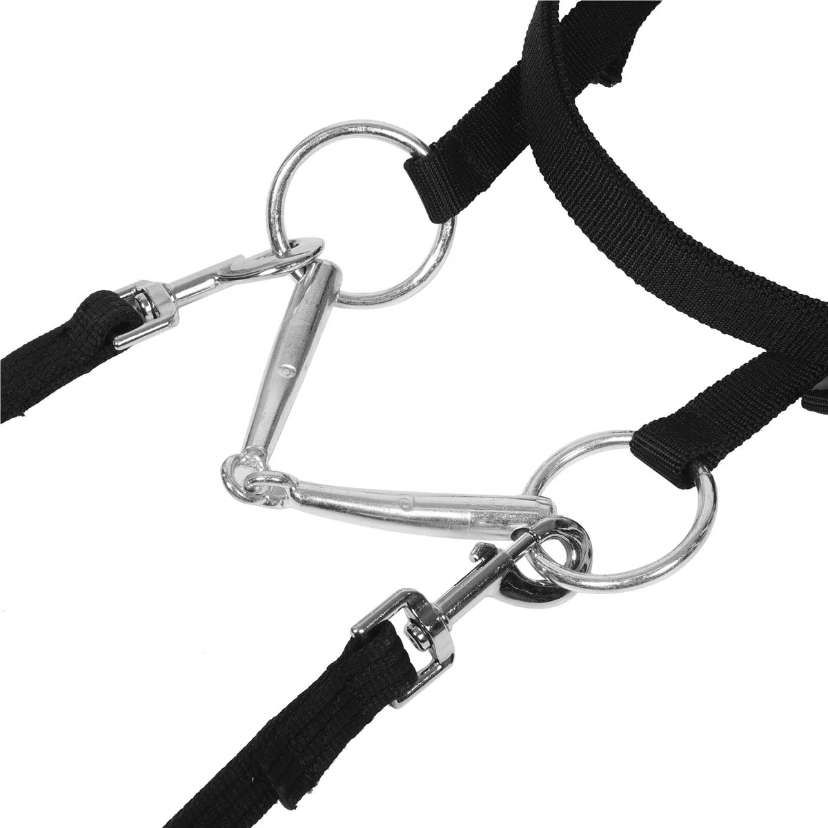 Halfter Für Pferde Nylon Black Horse Rope Tack Bitless Halfter Equitation Riding Supplies