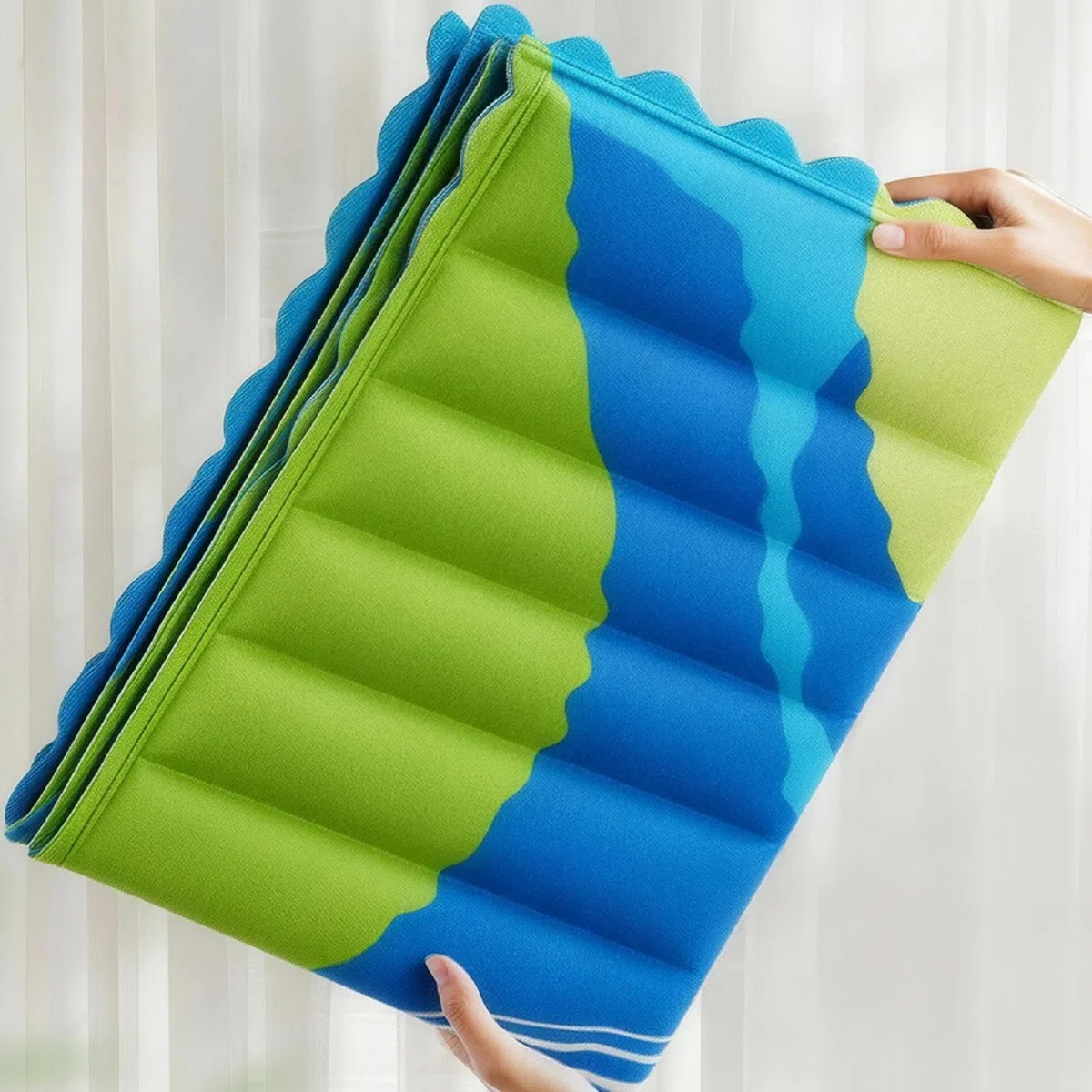 Kühlmatte für Hunde 93 x 63 cm Gel wasserdicht tragbar | Kühlende Haustiermatte für Sommerschlaf für kleine mittelgroße große Rassen Transportbox Zwinger Sofa Boden Zuhause Drinnen