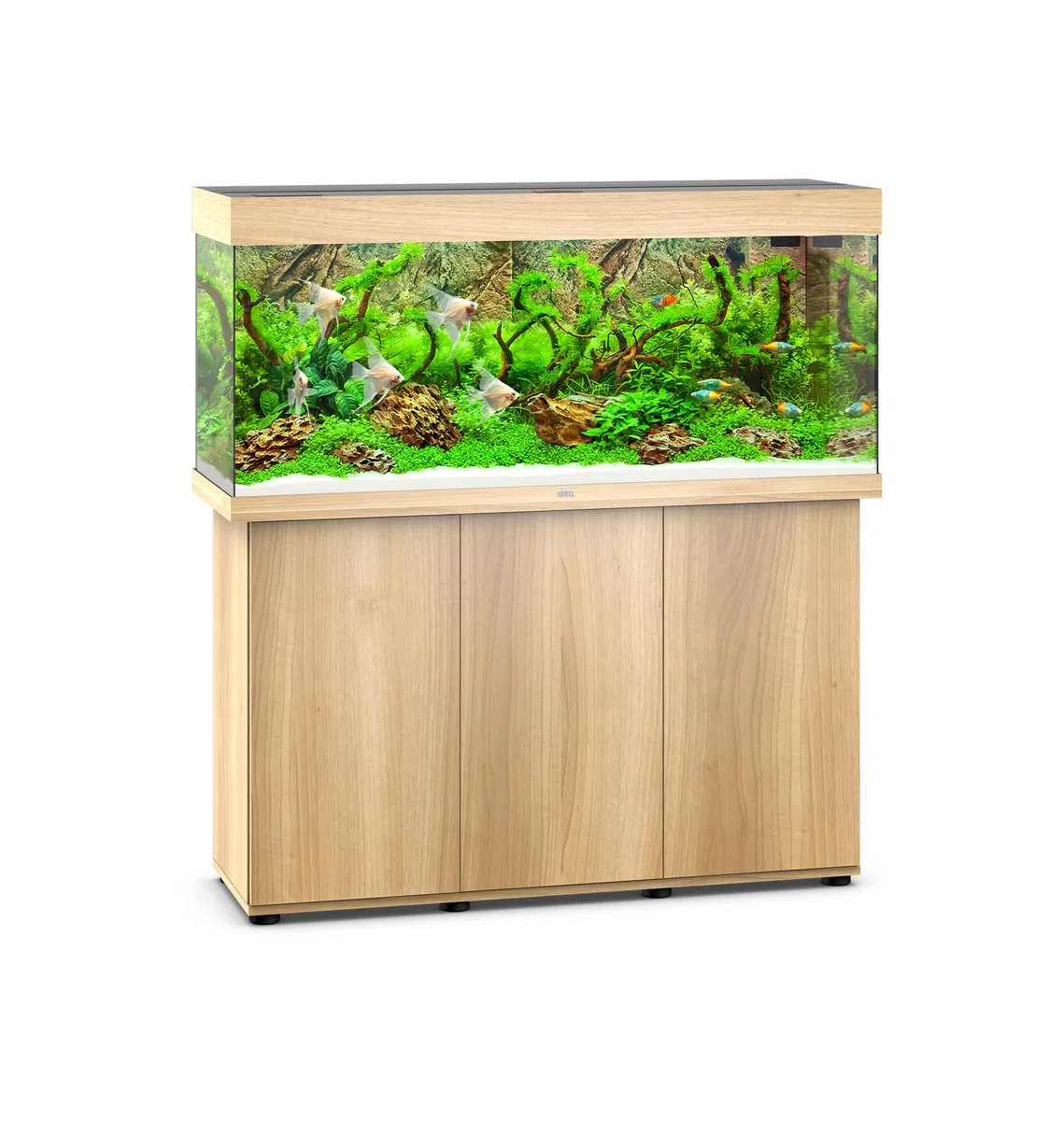 JUWEL Aquarium Rio 240 Kombination helles Holz Premium-Bundle