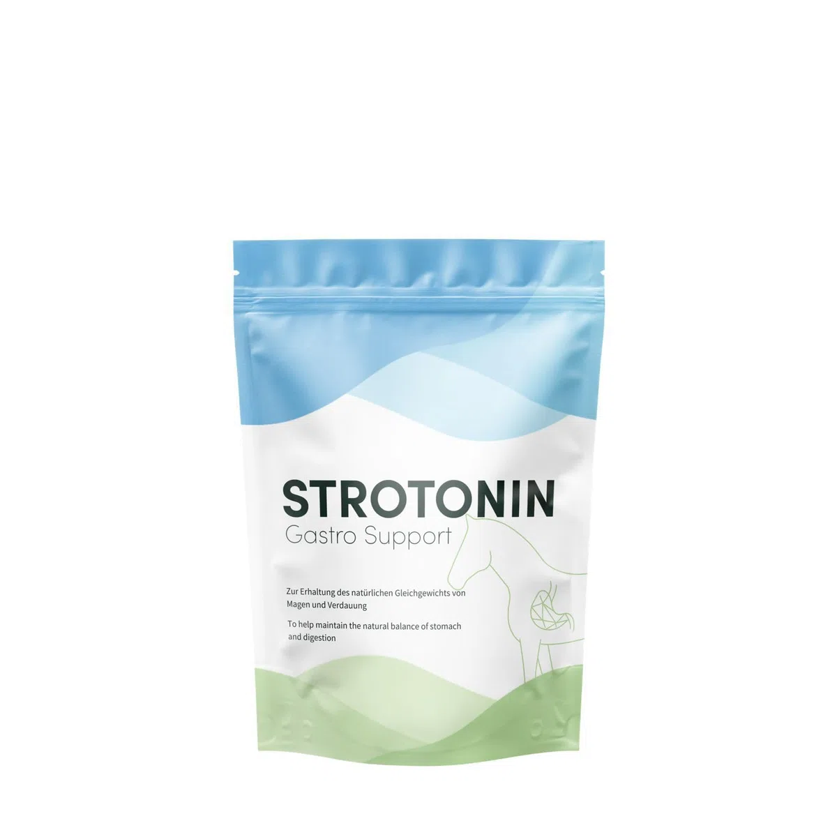 Pferd Gastro | Magenkräuter, Magen Darm & Verdauung - 35 STK | Mit Inulin, Magnesium & Kräutern wie Kamille, Minze und Melisse, für empfindliche Pferde bei Futterumstellung & Training