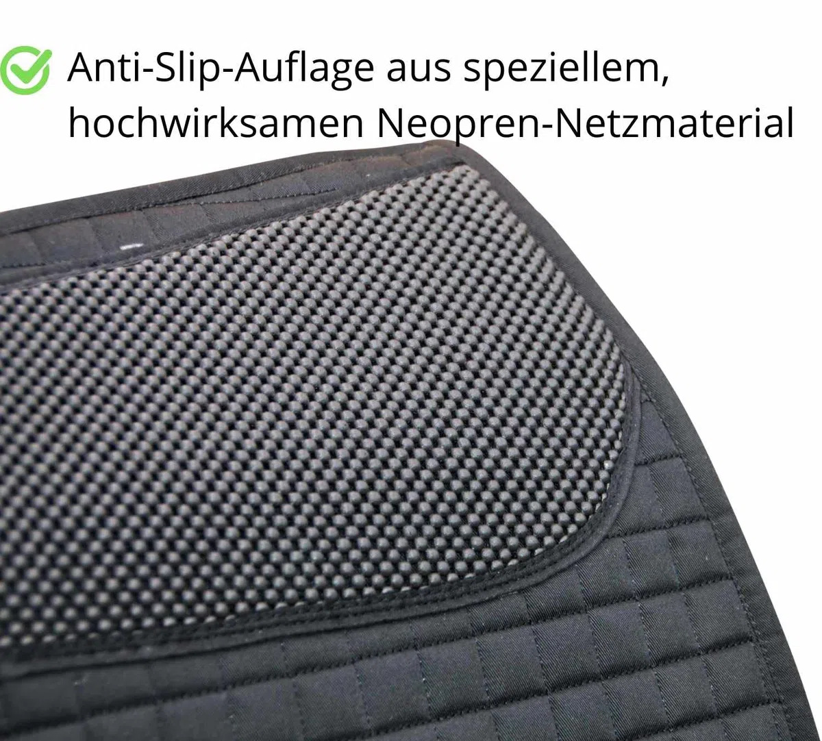 AMKA Anti-Rutsch Schabracke Anti-Slip Sattelunterlage mit integrierter Anti-Rutsch Auflage Dressur