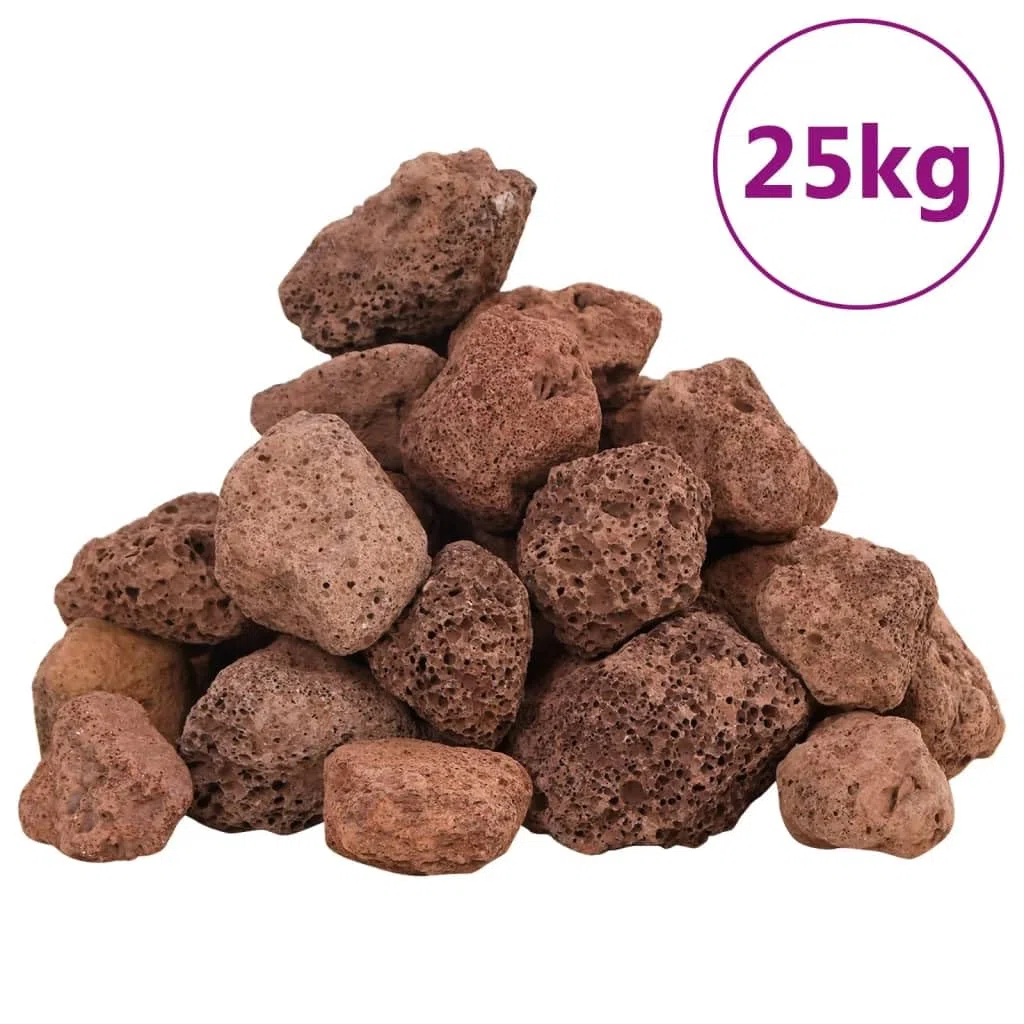 Lavagranulat 25 kg Rot 3-5 cm, Aquarium Deko, Aquarium Steine, Soil Aquarium - 155314