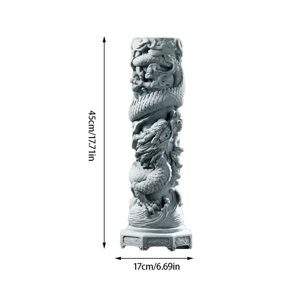 Tee Haustiere Tee Haustier Kreative Sandstein Neun Drachen Säule Aquarium Landschaftsbau Desktop Dekoration Chinesische Wohnkultur Figuren