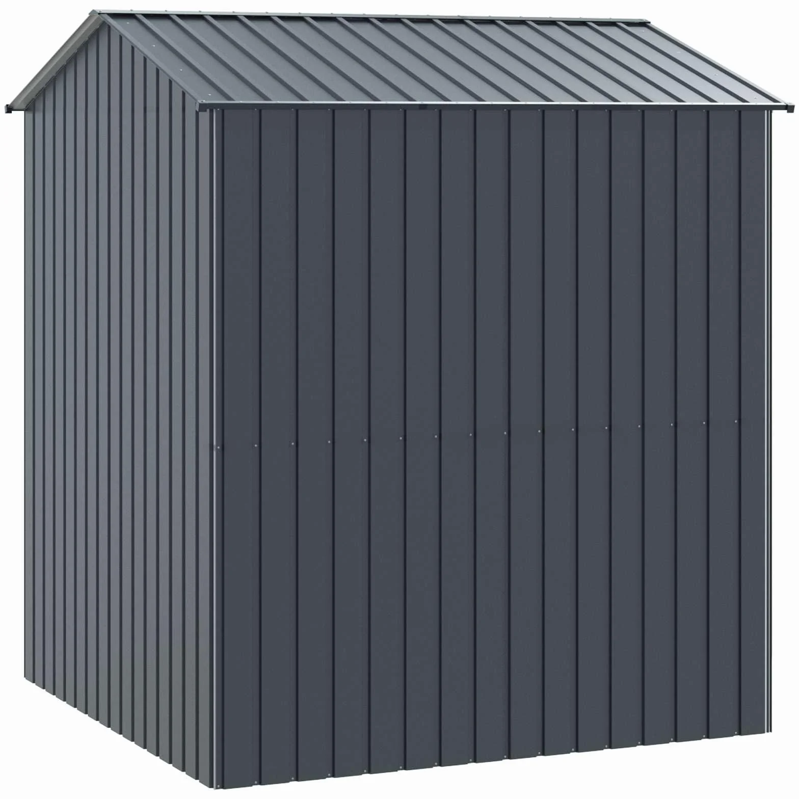 Outdoor Vogelkäfig Anthrazit 215 x 210 x 247 cm aus verzinktem Stahl, große Vogelvoliere für Garten und Terrasse mit rechteckigem Design, robust und wetterfest, einfache Montage
