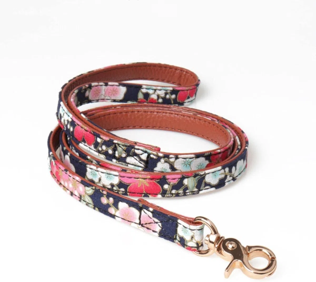 Hundehalsband, Personalisiertes Hundehalsband und Leine Set Ausgefallenes blaues mit Fliege Metallschnalle Mode-Welpenhalsbänder(M)