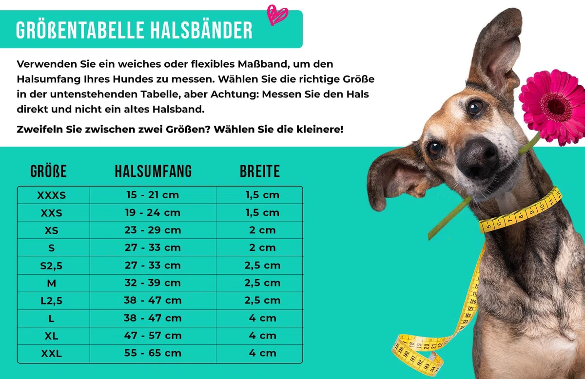 DWAM Dog with a Mission - Hundehalsband XL | Türkis und Gold, geometrisches Perlenmuster | Boho, Ethno, Hippie | Große Hunde | Handgemacht | Modisch und Bunt | Weiches Echtes Leder | 4 cm Breit