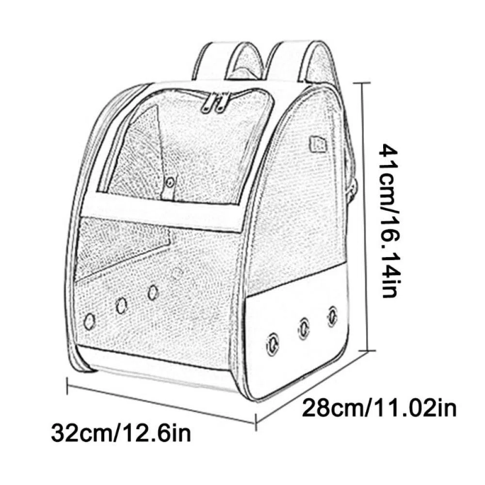 Vogel Rucksack Rosa Vogelkäfig Atmungsaktiver Träger Rucksack Faltbare Leichte Reise Mehrzweck Pu Mesh Pet Parrot Bag 2St