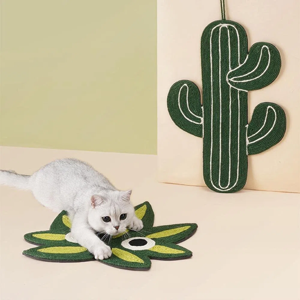 Kratzbretter Katze Kratzmatte Für Katzen Aus Natürlichem Sisal, Kratzmatte Für Katzen, Anti-Kratz-Sofaschutz, Krallenschärfer Katzen Kratzmöbel(45 * 40cm)