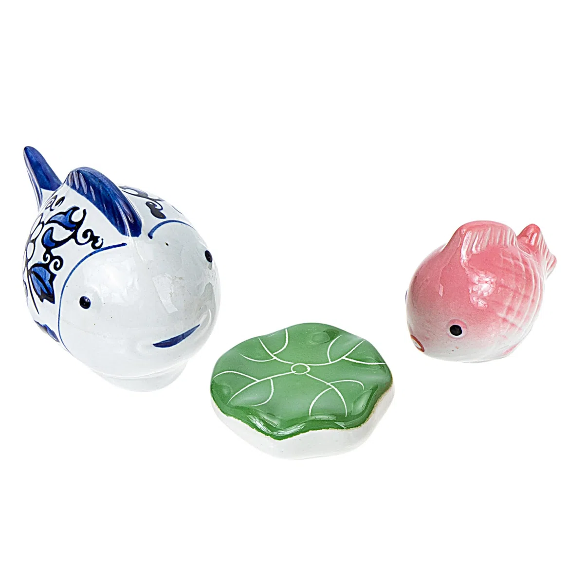 BESPORTBLE 15stücke Handgefertigte Keramische Aquarien-Dekoration Schwimmende Ornamente Für Fischbecken Farbenfrohe Keramik-deko Für Indoor Und Outdoor-Gestaltung