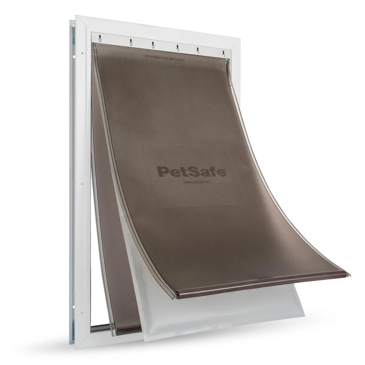 PetSafe Energieeffiziente Aluminium Haustiertür für Extreme Wetterbedingungen - Isoliertes Klappensystem - Für Katzen & Hunde - XL