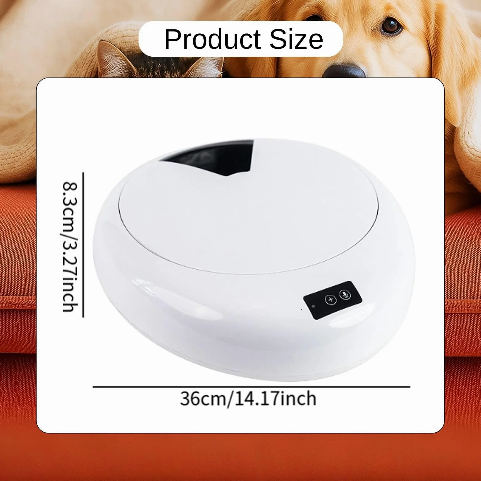 Automatischer Nassfutterautomat für Hunde und Katzen, zu bedienen, leicht zu reinigen, mit Kontrolle, für, für Zuhause und Welpen, Schwarz