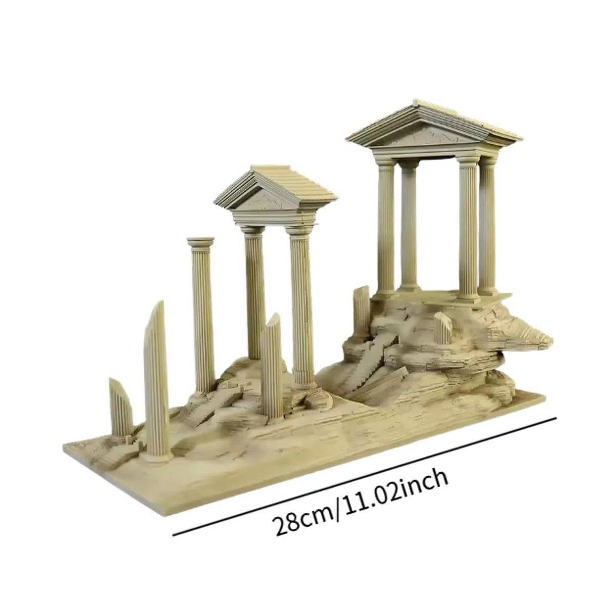 Römische Säule Dekoration Harz Römische Säule Dekor Mini Aquarium Zubehör