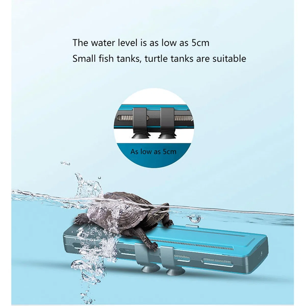 Der intelligente elektronische Heizstab für Aquarien ist für Aquarien mit niedrigem Wasserstand geeignet, 300 W (800 W).