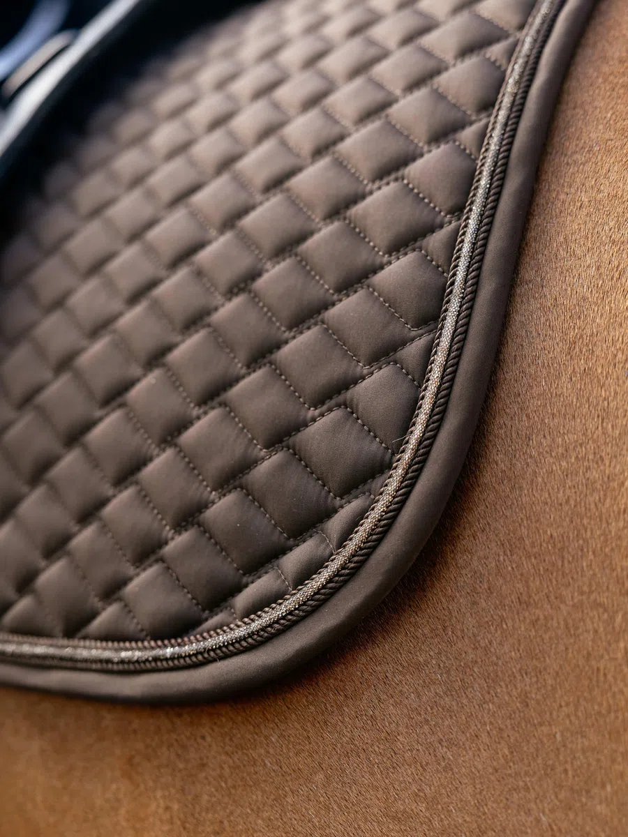 LeMieux Brilliance Dressur-Schabracke - Espresso