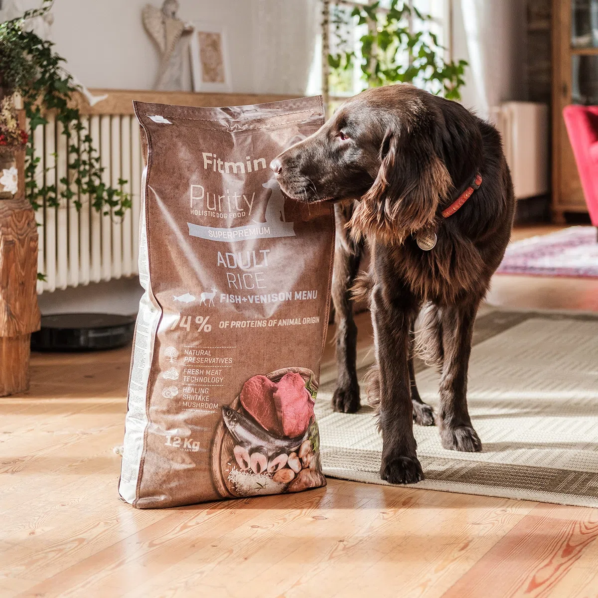 Fitmin Dog Purity Rice Adult Fish & Venison | Hundetrockenfutter | 12 kg