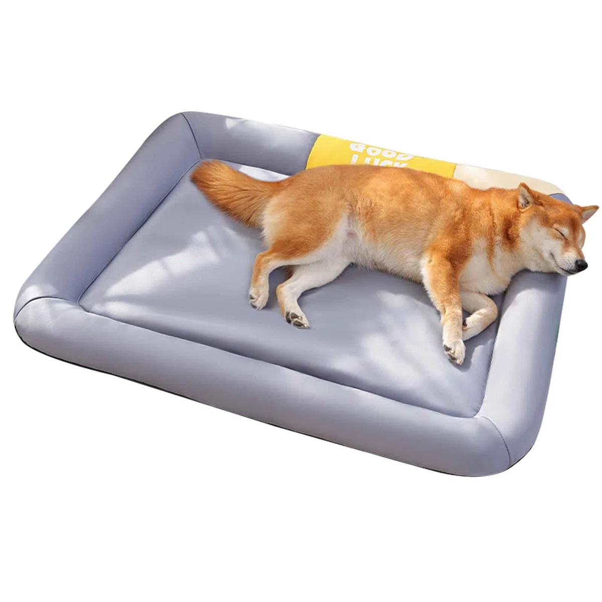 Hundebett Matratze Wasserdicht, Hundematratze Mit Rutschfestem Boden, Kühlmatte Für Hunde, Für Outdoor-Reisen, Hundekiste, Sofa, Boden, Auto,Grau,XL