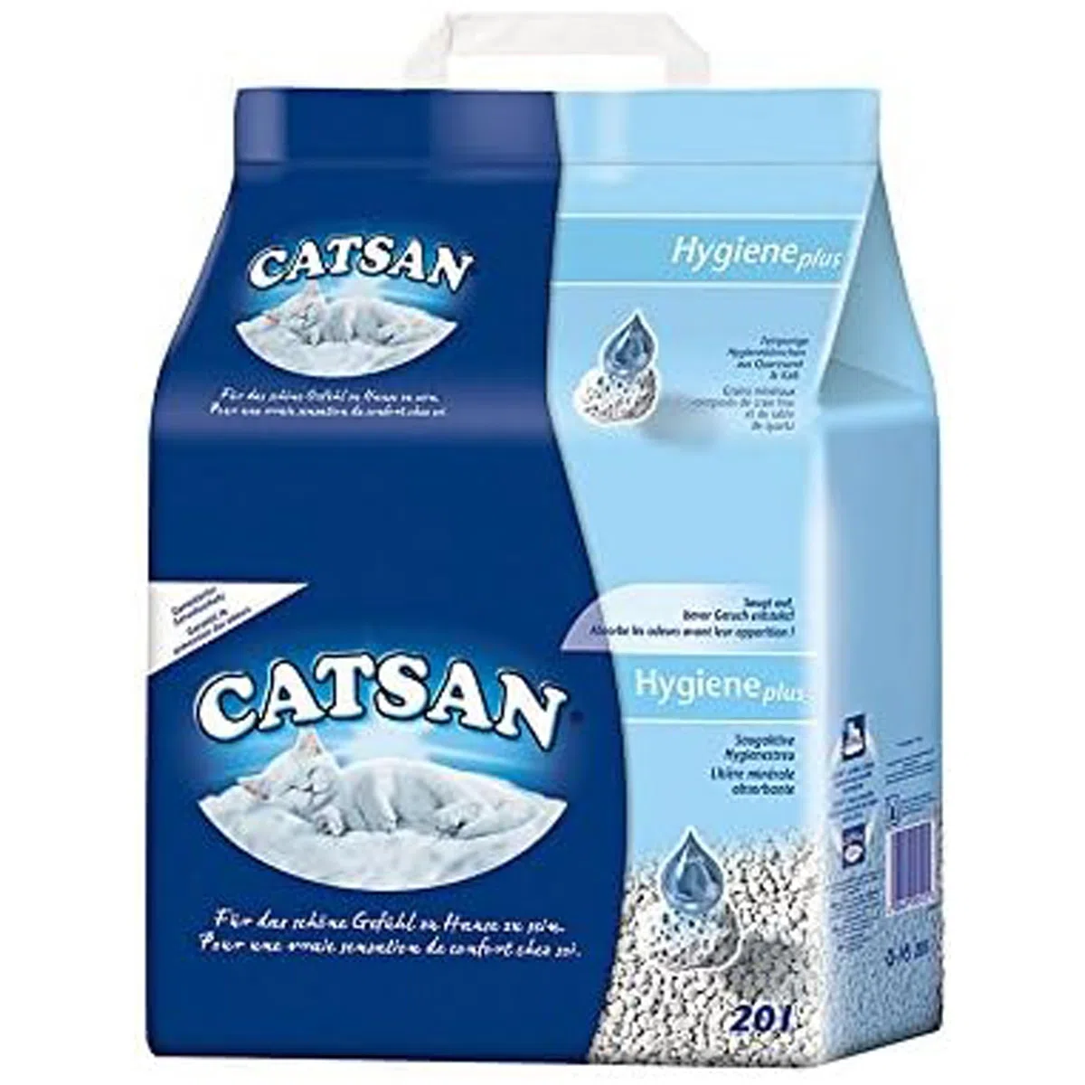 Catsan Hygienestreu 6 x 20 Liter Aktions Jahres Vorrat (120 Liter)