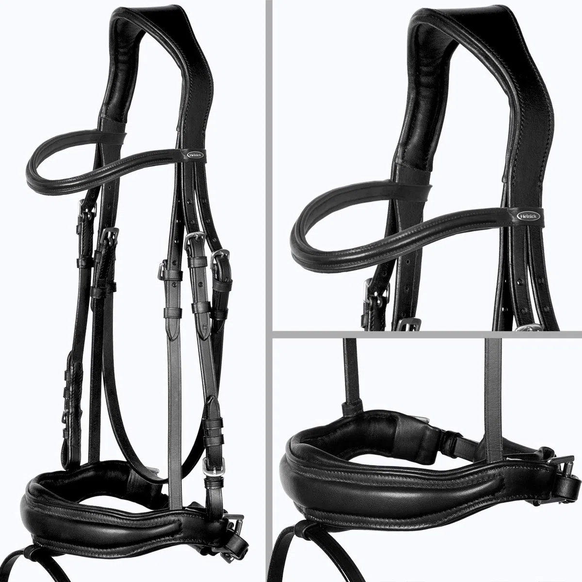 Trense Soft Schwarz anatomisch Custom ~ Classic ~ WB VB