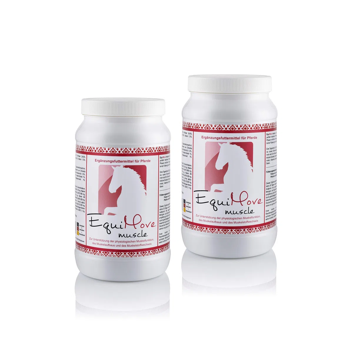 2 Dosen EquiMove Muscle Power Pellets | für Muskelaufbau und besseres Training | auch bei Problemen der Muskulatur | mit Spirulina, Chlorella, Gamma-Oryzanol, Aminosäuren, Vitaminen