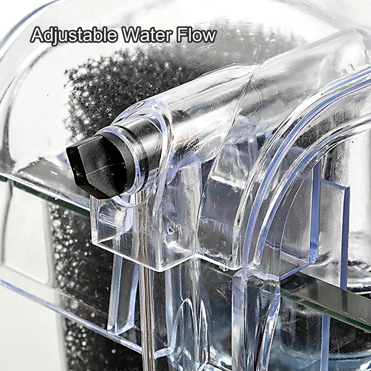 Betta-Aquarium-Starter-Set – Zylindrisches Kampffisch Aquarium mit Holzsockel, LED-Licht, Wasserpumpe – Goldfischbecken für Anfänger(25 * 25cm/9.8 * 9.8in)