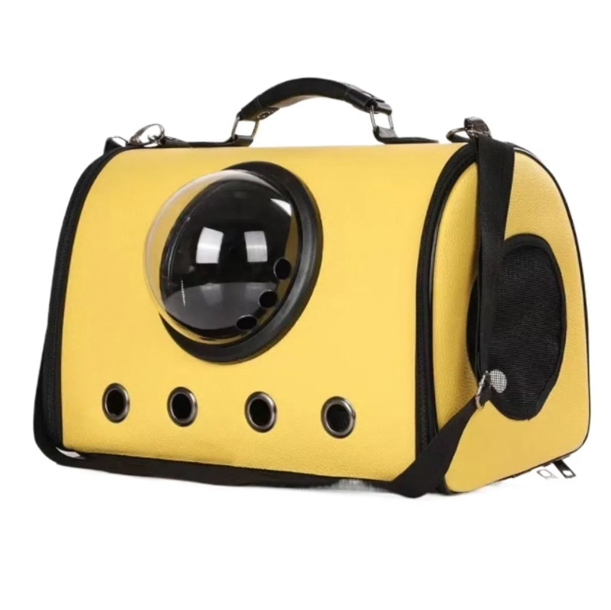 Katzenbox Transporttasche Katze Tragbarer Haustier-Rucksack, Tragetasche, Katze, Hund, Handtasche, Träger, Ausgehende Reise, Haustier-Handtasche Transportbox Katze(Color:Yellow)