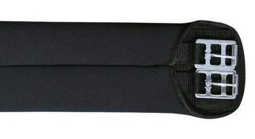 HKM 6281 Softoprensattelgurt, Sattelgurt Softopren Rollenschnallen, Schwarz, 95
