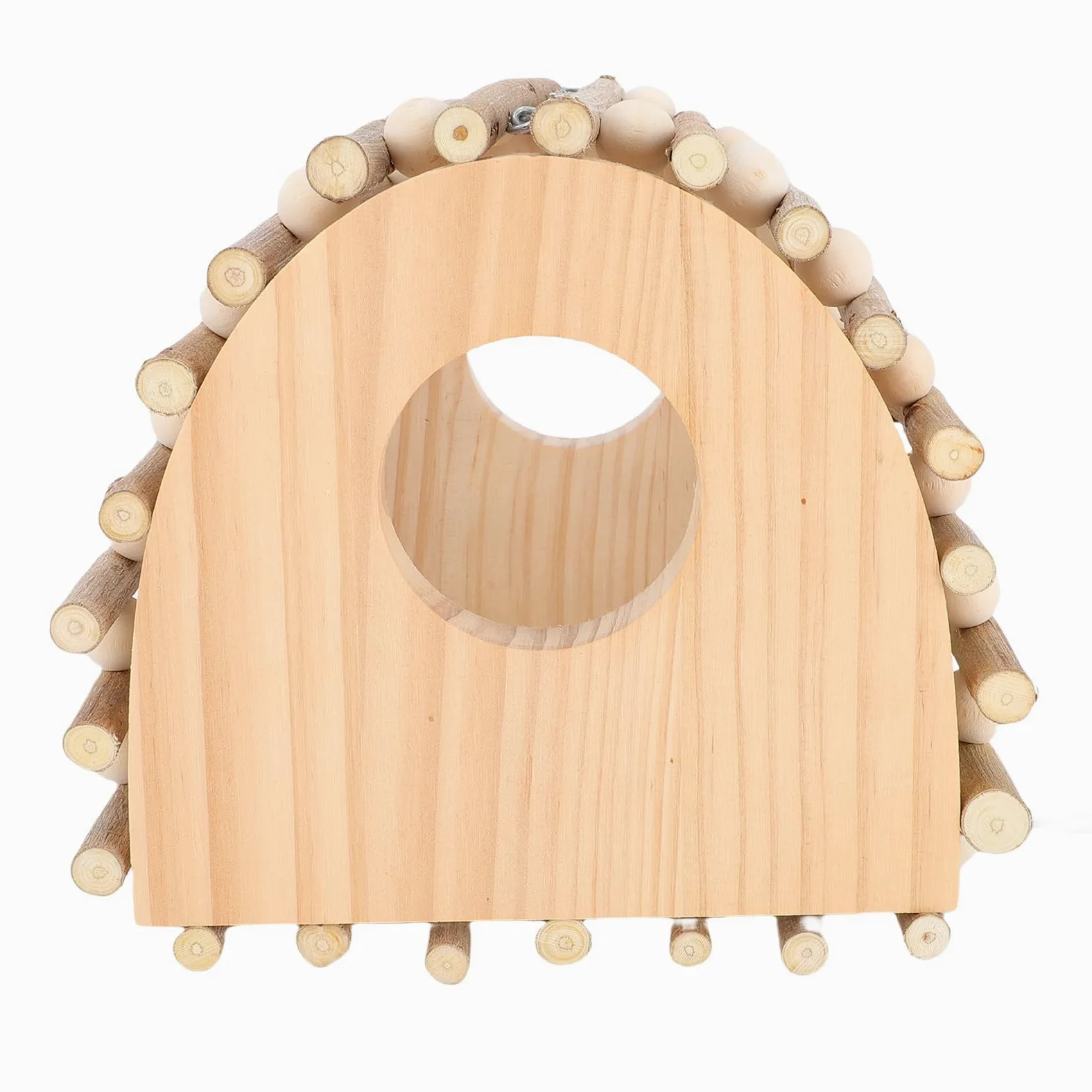 Vogelkäfig-Kletterspielzeug aus Holz, Vogelkletterleiter aus Kiefernholz für Papageien und Kleine Vögel, Fördert Körperliche Bewegung und Geistige Stimulation, Perfekt für Vogelkäfige, 20 X