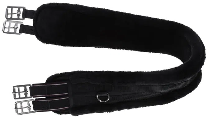Kerbl Covalliero Sattelgurt Langgurt anatomisch Webpelz schwarz