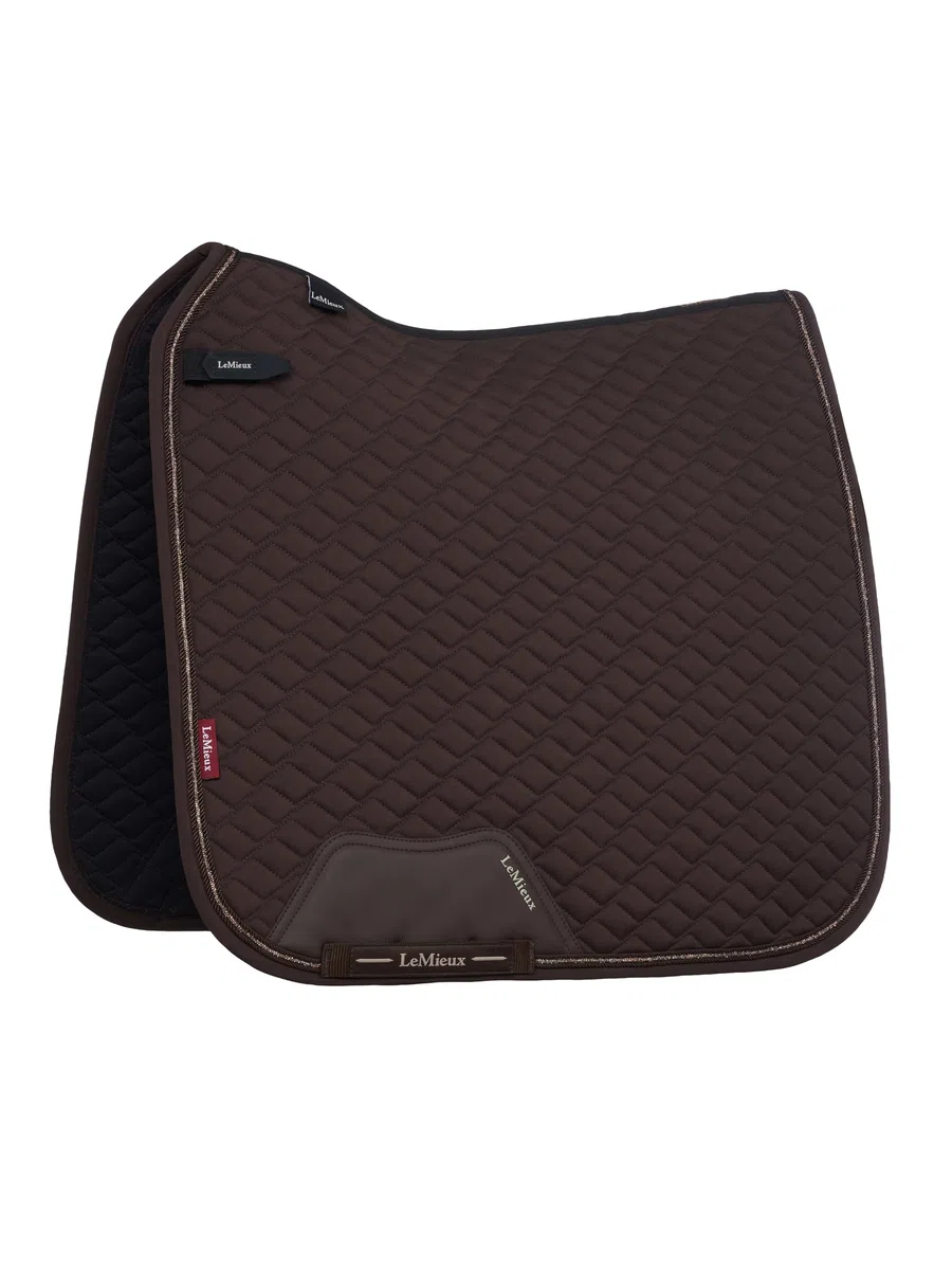 LeMieux Brilliance Dressur-Schabracke - Espresso