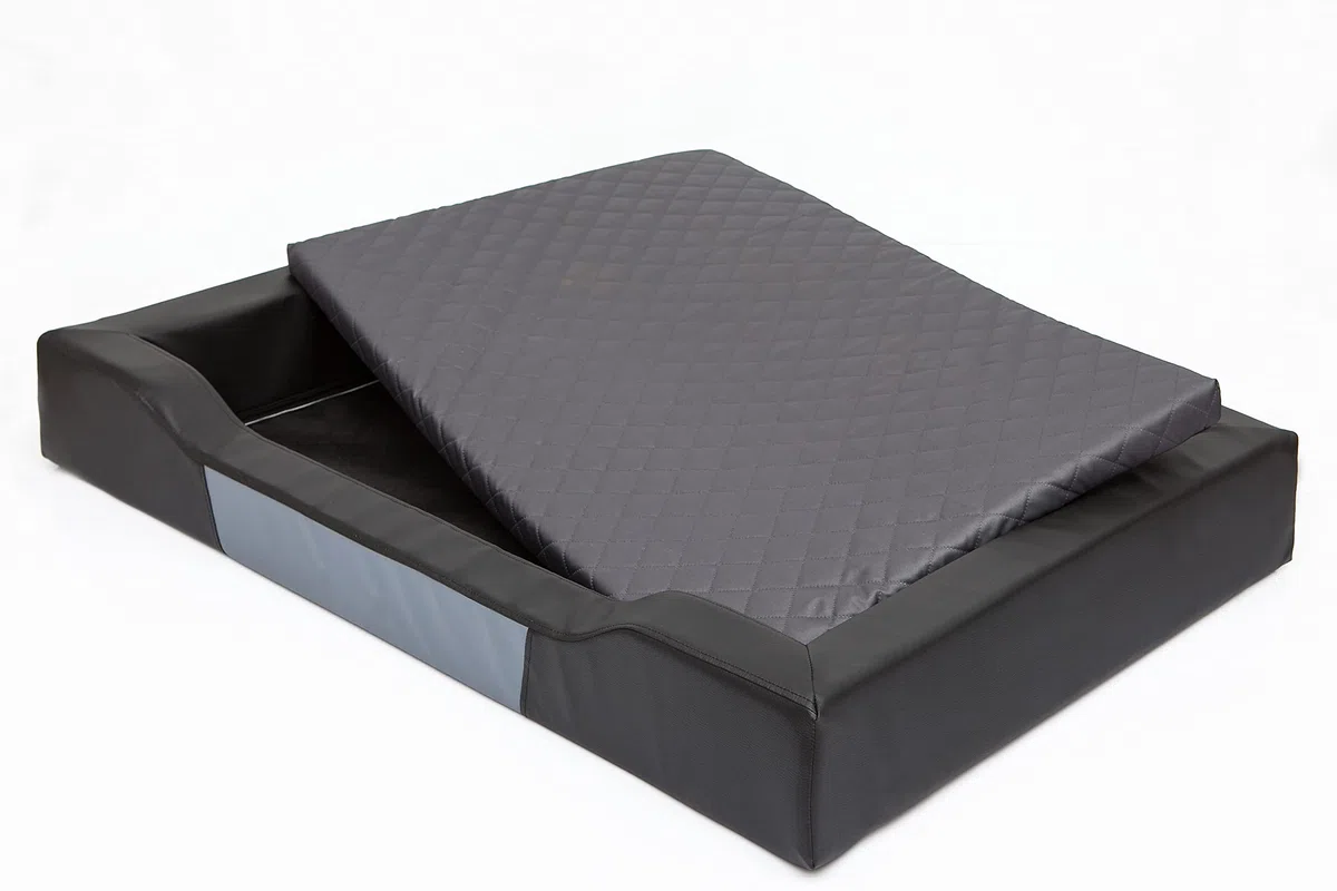PillowPrim Hundebett Hundeschlafplatz Hundesofa Hundekissen Ruheplatz Hundematratze Hundehütte Hundeplatz Hundekorb Liegekissen 93x62 cm