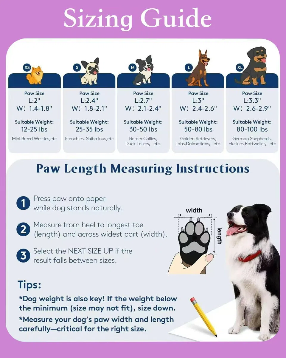 Hundeschuhe für heißen Gehweg, verstellbare Magic Tape-Stiefel für kleine, mittelgroße und große Hunde, rutschfest, leicht zu reinigen, Pfotenschutz für Strand, Outdoor und heißes Wetter (Rosa, S)