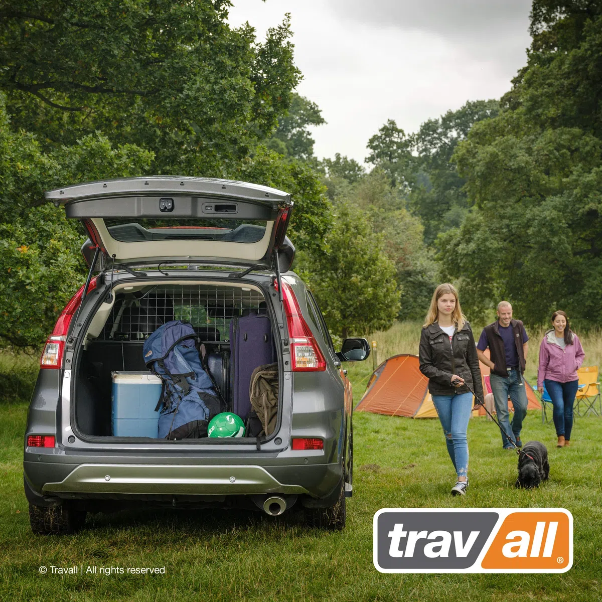 TRAVALL Hundegitter für Renault Espace (2015-2023) fahrzeugspezifisches Trenngitter Auto Kofferraum Auto Hundegitter aus Stahl für sicheren Transport TDG1526