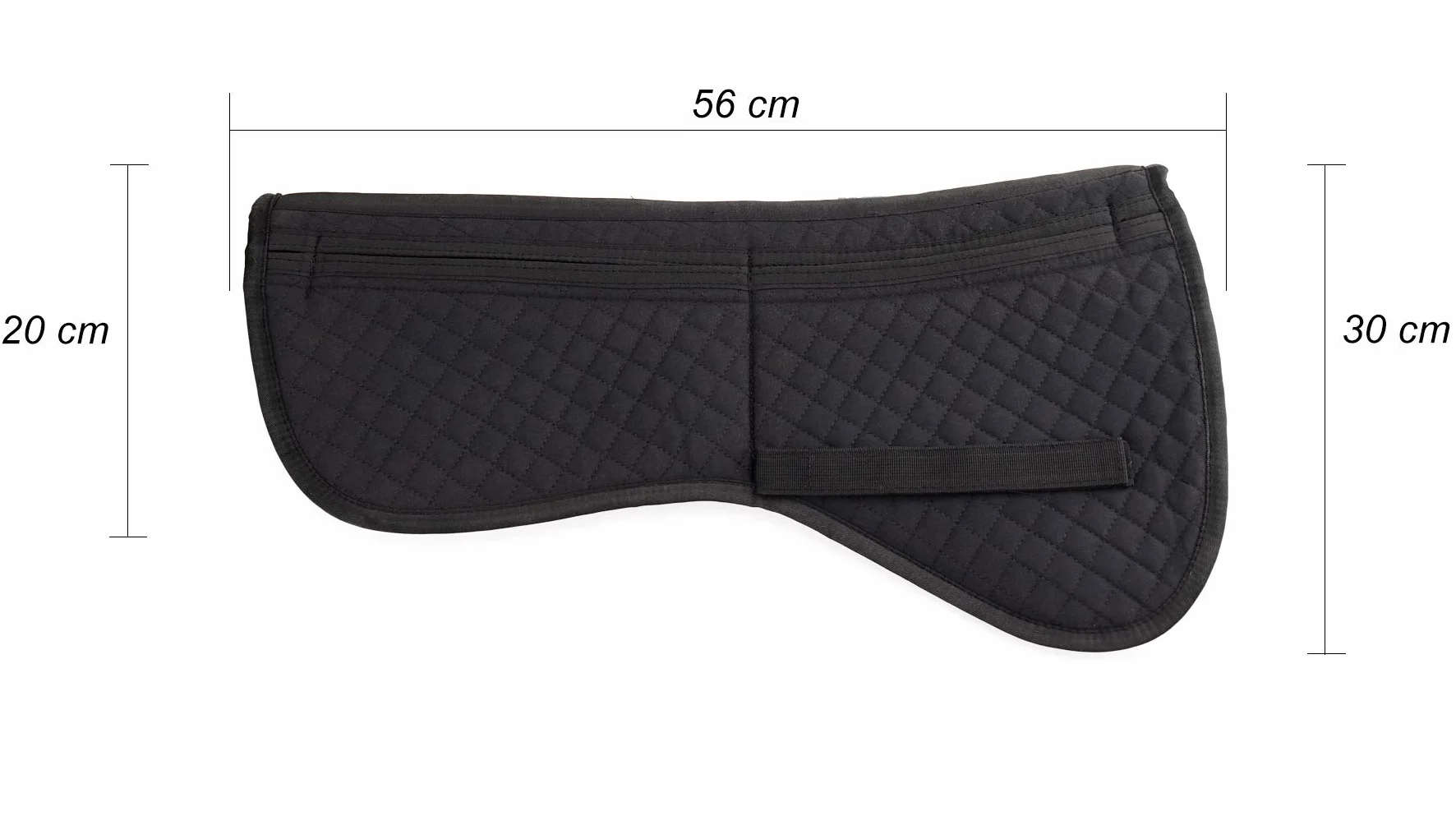 Equinate Korrekturpad mit 12 Filzeinlagen Correction Pad Sattelanpassung