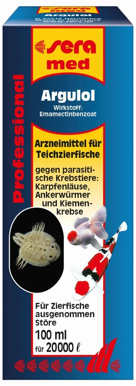 Sera 43081 Med Professional Argulol 100ml für 20.000 Liter - Arzneimittel gegen parasitische Krebstiere