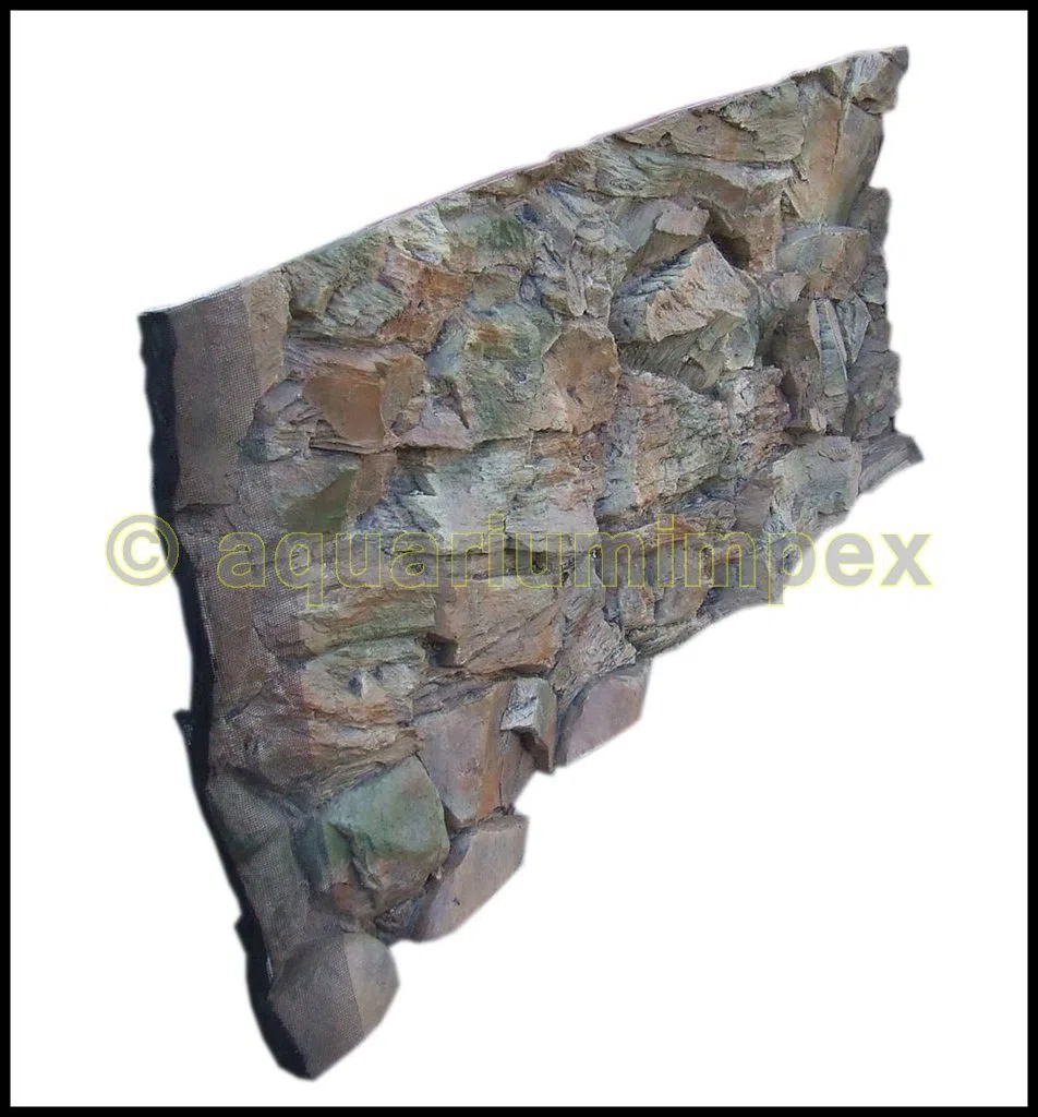 3D Aquarienrückwand 120x50 Rock