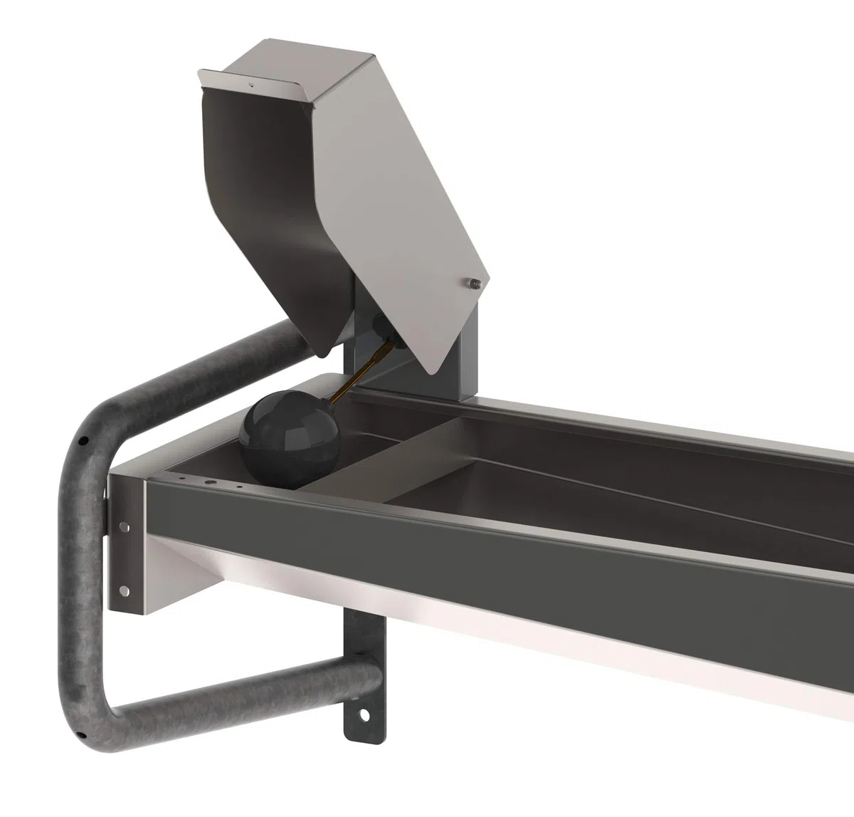 Kerbl Edelstahl-Trogtränke 100cm mit Bodengestell